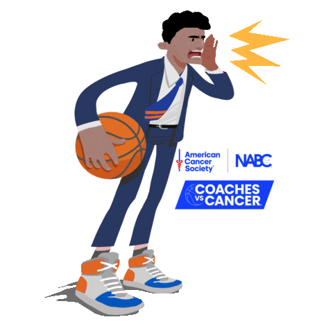 College Basketball Acs Sticker by American Cancer Society