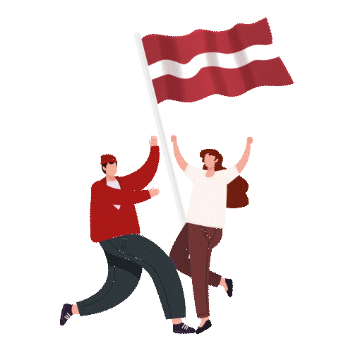 Latvia Sticker by Latvian Foreign Ministry