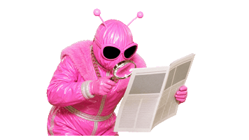 Pink Media Sticker by Vogule Poland