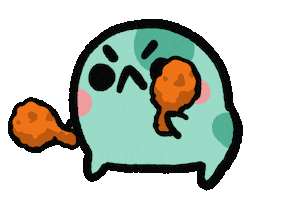 Dance Chicken Sticker by angy frog