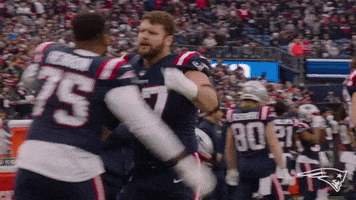 Football Hug GIF by New England Patriots