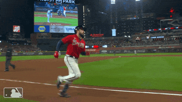Atlanta Braves Running GIF by MLB