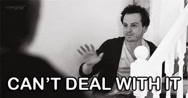 cant deal with it andrew scott GIF