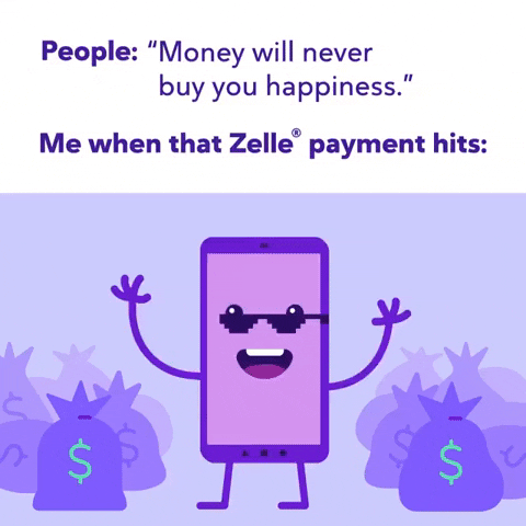 Money Happiness GIF by Zelle