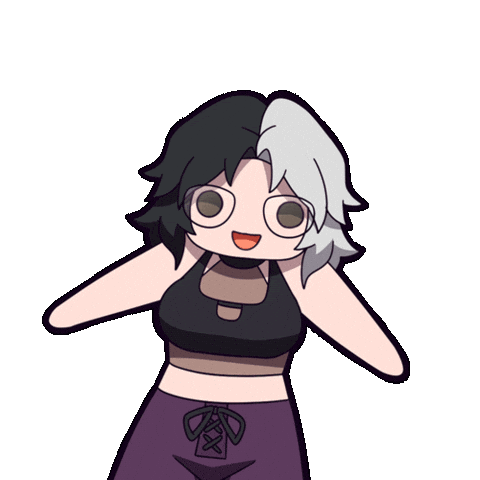 Jump Chibi Sticker