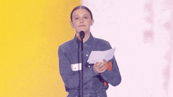 this is for you millie bobby brown GIF by Kids Choice Awards 2018
