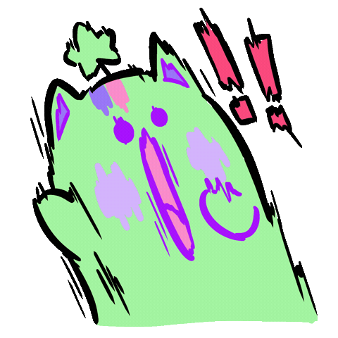 Shocked Sticker