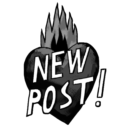 Heart New Post Sticker