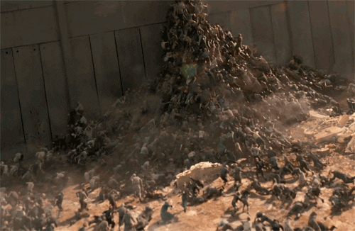 world war z zombies GIF