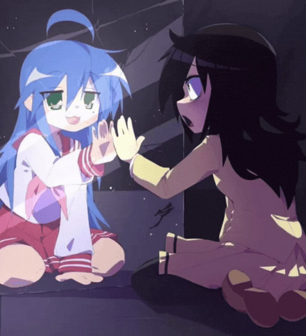 Lucky Star Mirror GIF