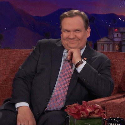 Andy Richter Shrug GIF by Team Coco