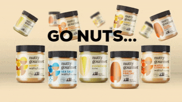 nutty-gourmet food excited healthy butter GIF