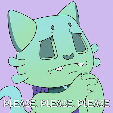 Ask Please GIF by Aurory