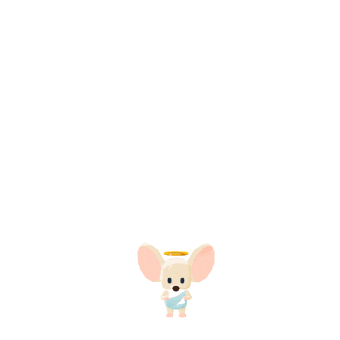 Angel Mouse Sticker
