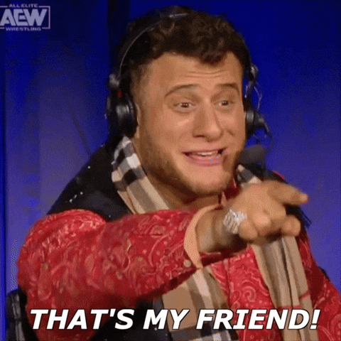 Wrestling Friend GIF