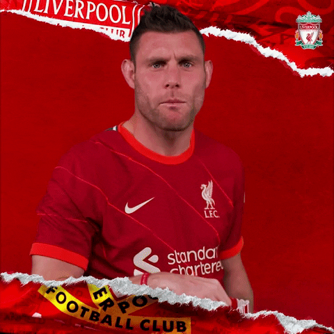 Excited James Milner GIF by Liverpool FC
