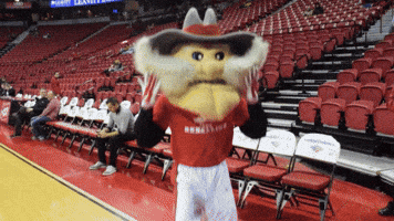 Heyreb Unlv Las Vegas Nevada Mascot Flexing Swag GIF