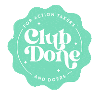 Clubdone Sticker by Suz Chadwick