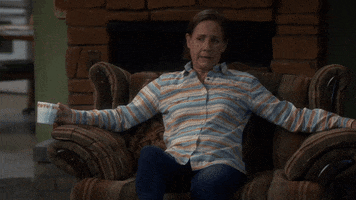 Sitting Laurie Metcalf GIF by ABC Network