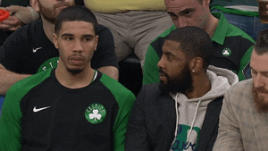 happy kyrie irving GIF by NBA