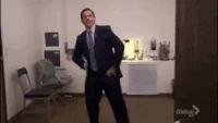 the office dancing GIF