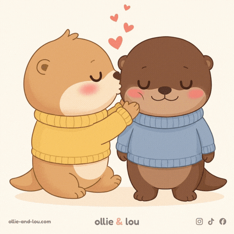 I Love You Kiss GIF by Ollie & Lou