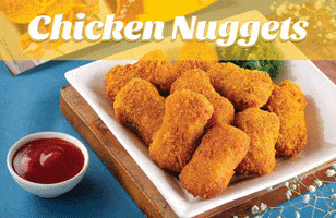 Eat Chicken Nuggets GIF by Zorabian Foods