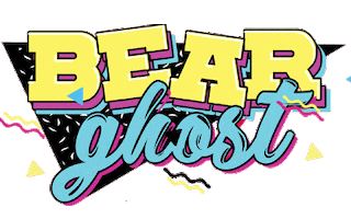 Bear Ghost Sticker