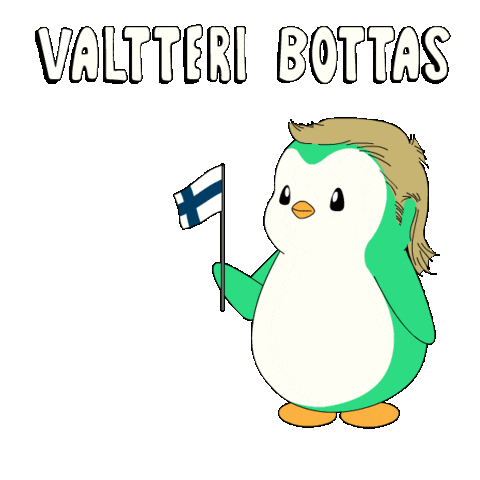 Penguin F1 Sticker by Abster