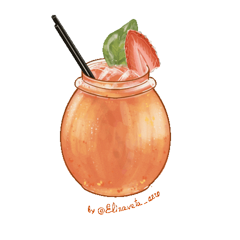 Summer Drink Sticker