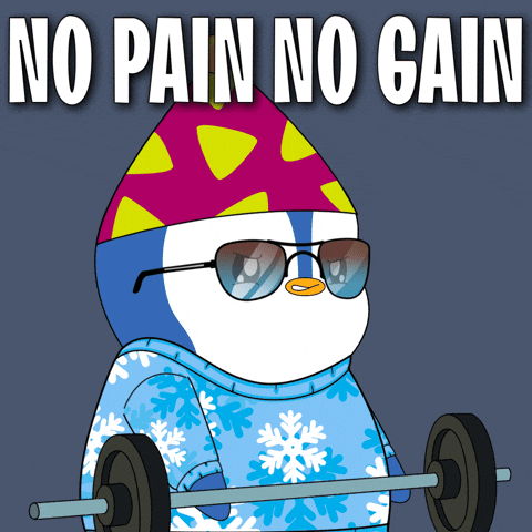 No Pain No Gain Fitness GIF by Pengu Asia