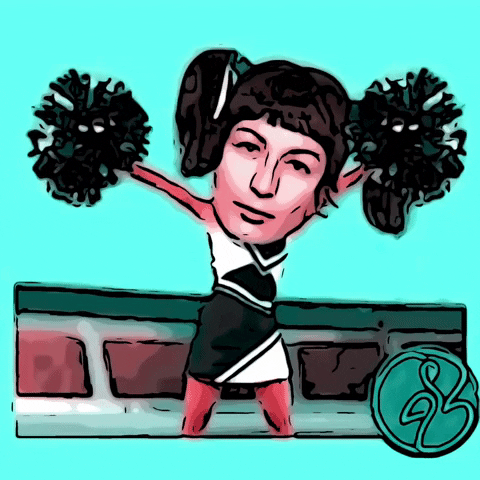 Supporting Cheer Squad GIF by The3Flamingos