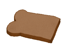 Kaas Boterham Sticker by Friesblond