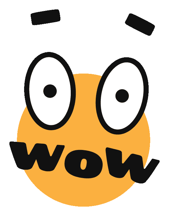 Wow Sticker