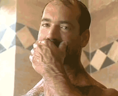  tv thumbs up beard muscle mustache GIF