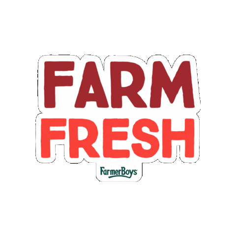 Hungry Farm Fresh Sticker by Farmer Boys
