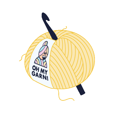 Oh My Garn! Sticker