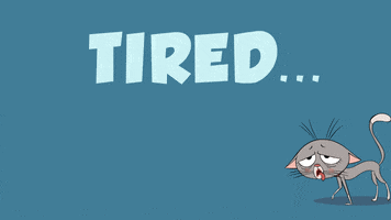 Tired Burn Out GIF by ZIP ZIP
