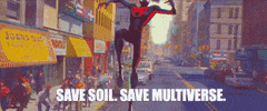 Flee Spider-Man GIF by Save Soil