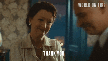 World On Fire Thank You GIF by Mammoth Screen