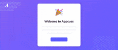 Appcues ux user experience modal user onboarding GIF
