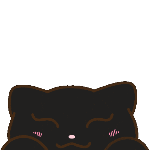 Black Cat Sticker