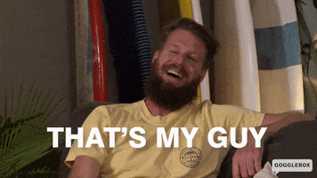 Excited My Guy GIF by Gogglebox Australia