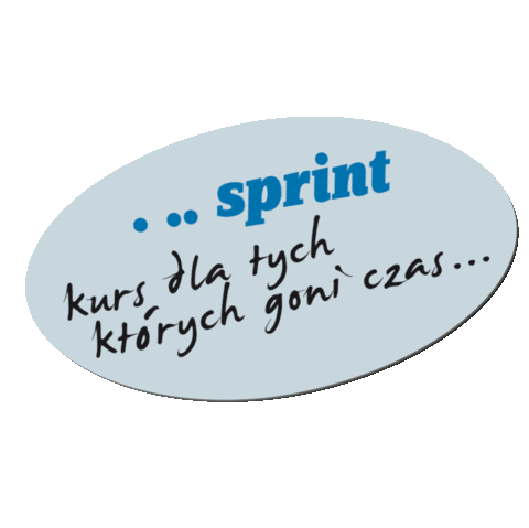 Sprint Kurs Sticker by Numako
