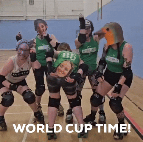 World Cup Masks GIF by Nottingham Roller Derby