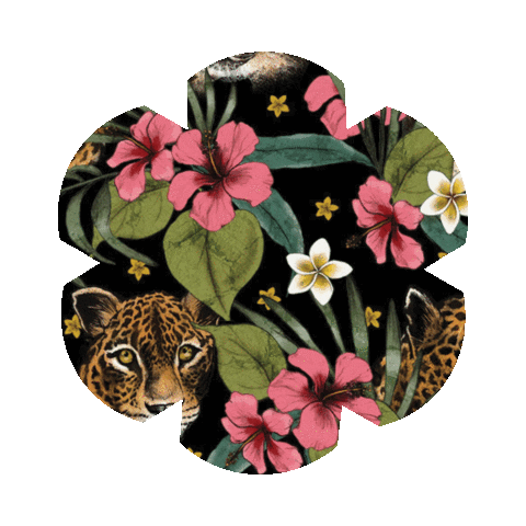 Leo Panther Sticker by Vaatelaastari