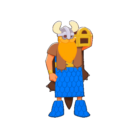 Treasure Chest Character Sticker by Helvetiq