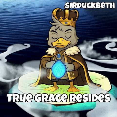 Meditation Glow GIF by SirDuckbeth