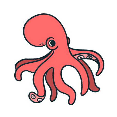 Octopus Sticker by Uncompany