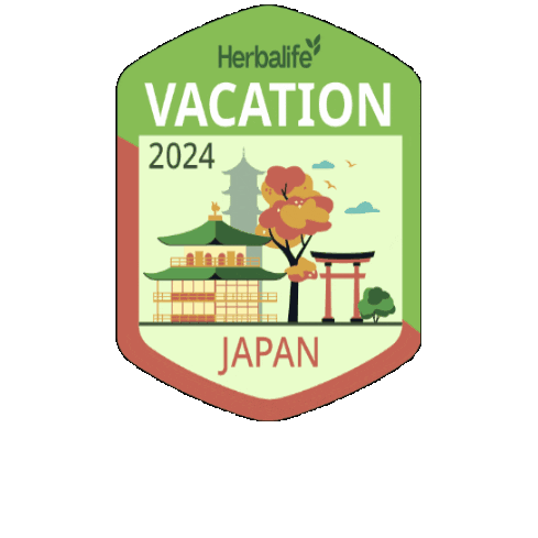 Travel Japan Sticker by Herbalife Nutrition Philippines
